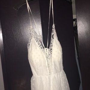 Ladies white eyelet dress. Never worn with tags!